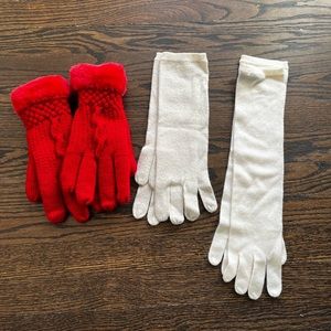 3 pack of winter gloves (2 pairs are cashmere)